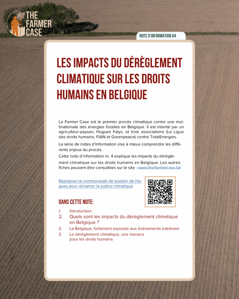 %TheFarmerCase - Un fermier attaque un géant de l'industrie fossile en justice pour sa responsabilité dans le dérèglement climatique. %